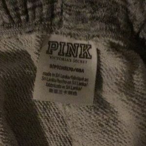 Good quality sweatpants from pink in a size small